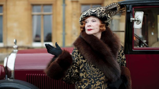 Shirley MacLaine as Martha Levinson from the TV series Downton Abbey.
