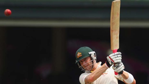 Set to reap dividends after his stellar innings in Sydney ... Michael Clarke.