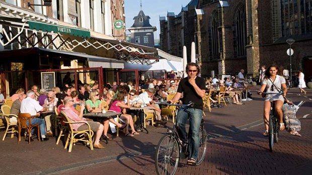Haarlem's market square.