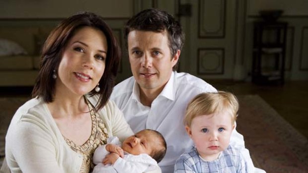 Delighted ... Crown Prince Frederik and Mary with Christian and Isabella in 2007.
