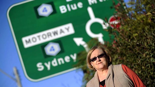 Taking a toll ... Barbara Kowalewski of Winmalee commutes daily to Blacktown on the M4 motorway.