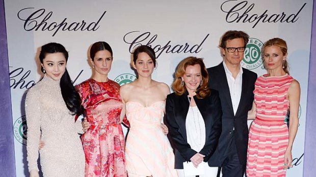 Star-studded event: (From left) Fan Bingbing, Livia Firth, co-President of Chopard Caroline Gruosi-Scheufel, Marion Cotillard, Colin Firth and Laura Bailey.