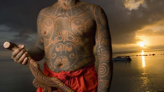 Tattoos inspire Tahitian art.