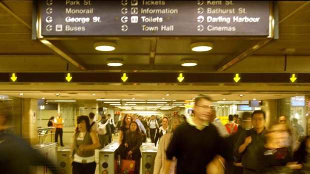 Size matters ... Sydney's public transport network, one of the world's biggest, covers 40,000 square kilometres. In contrast, London's smart-card system covers 2000 square kilometres.