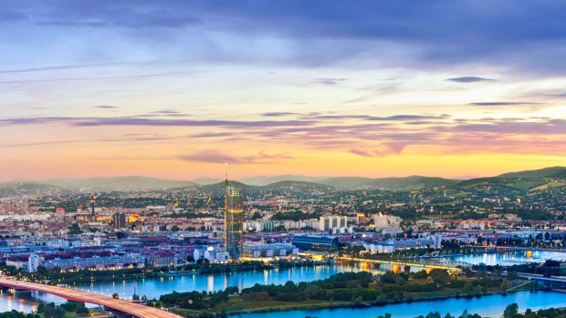 奥地利的优雅的资本和世界上最宜居城市,维也纳。