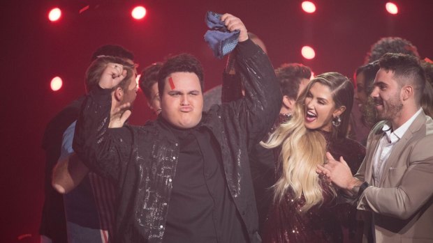 The moment Judah Kelly, from Team Delta, found out he had won The Voice 2017.