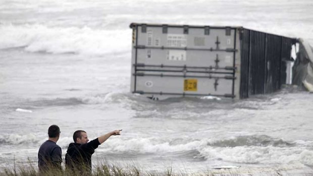 Another container washes ashore ... but how hazardous are its contents?