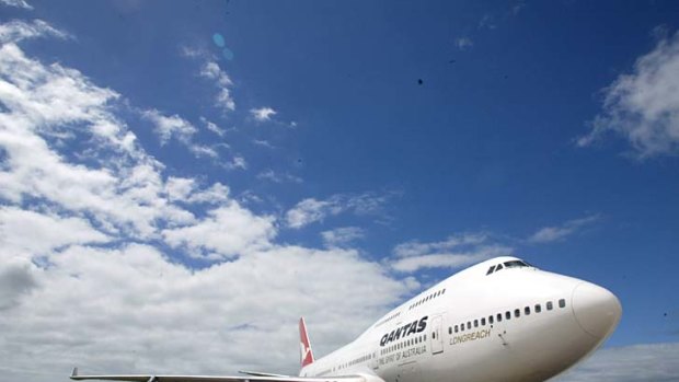 A Qantas 747 flight from Melbourne to LA takes more than 13 hours.
