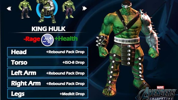 In the first episode you play as the Hulk.