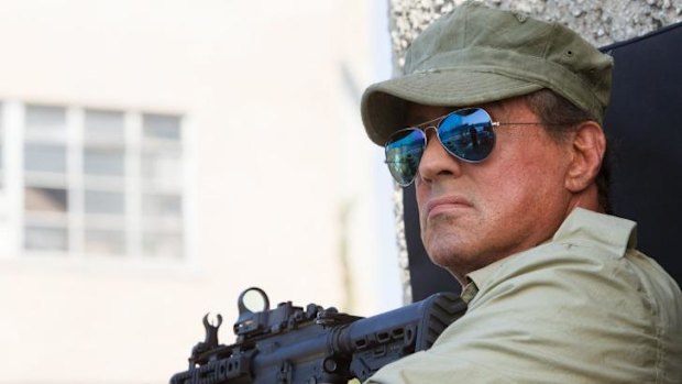 Sylvester Stallone in <i>The Expendables 3</i>. 