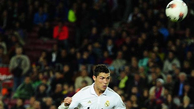 Cristiano Ronaldo's 54th goal of the season has all but guaranteed Real Madrid the La Liga title.