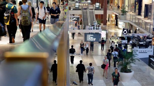 Feeling the heat: Shopping centre owners can expect little growth in rents.