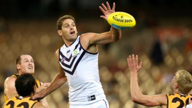 The big men fly ... Aaron Sandilands is high on the rankings.