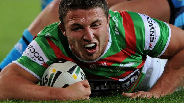 Switched codes: Sam Burgess.