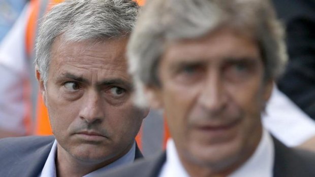 "It was not once or two or three times that he told everyone he doesn't speak about referees": Jose Mourinho on Manuel Pellegrini.