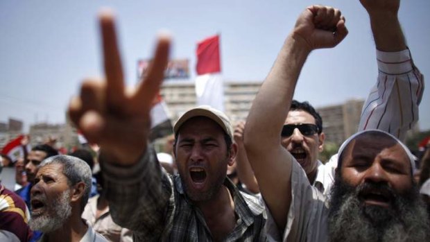 Supporters of Egypt's deposed President Mohammed Mursi.