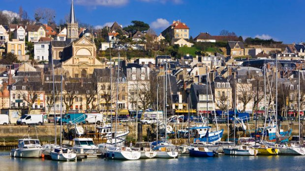 Deauville harbour, Normandy.