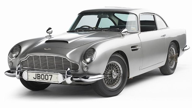The Aston Martin DB5 driven by James Bond in Goldfinger and Thunderball.
