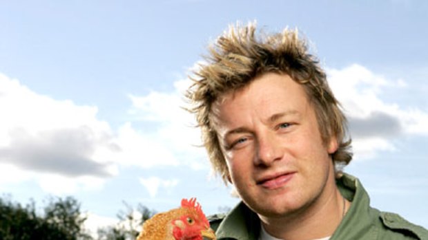 Pet project ... Jamie Oliver's healthy school lunch program deemed a failure.