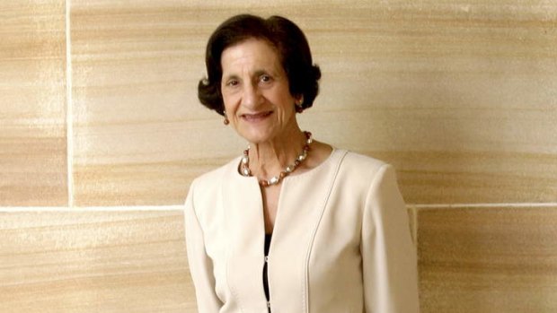 Old-fashioned elegance: The first woman to become governor of NSW, Professor Marie Bashir.