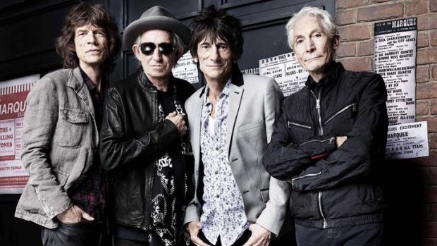 Still going strong ... from left to right, Mick Jagger, Keith Richards, Ronnie Wood and Charlie Watts.