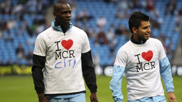 City slicker: Mario Balotelli wore his heart on his sleeve as a Manchester City player, and is assured of a warm reception when he returns to the Etihad Stadium in Liverpool colours.