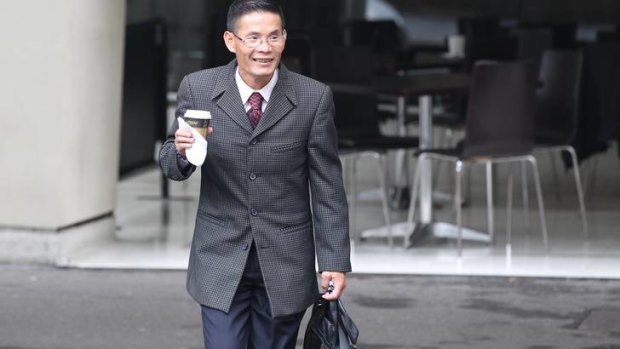 Legal first ... Philip Leung has been found guilty after three trials.
