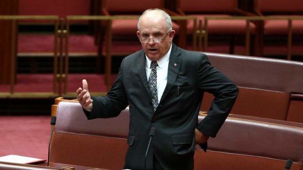 "Anyone who is robbing with a pen needs to be looked at": Senator John Williams.
