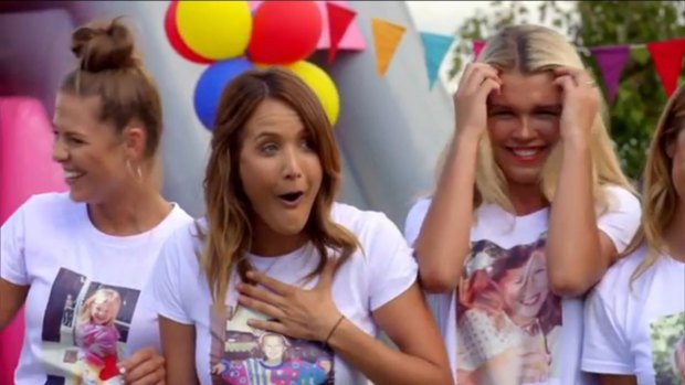 The Bachelor's Cobie Frost looked stunned by Simone Ormesher's (right) blatant move.