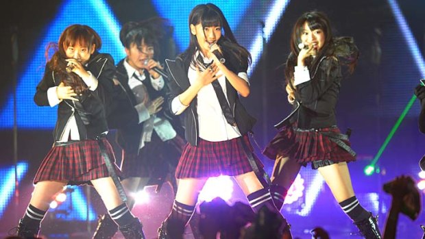 Role models &#8230; AKB48 performing.