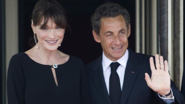 Power couple: Nicolas Sarkozy and Carla Bruni in 2011.