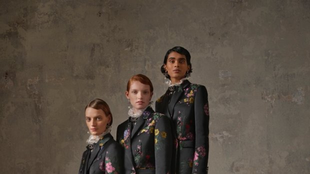 A campaign image from the Erdem x H7M collaboration. 