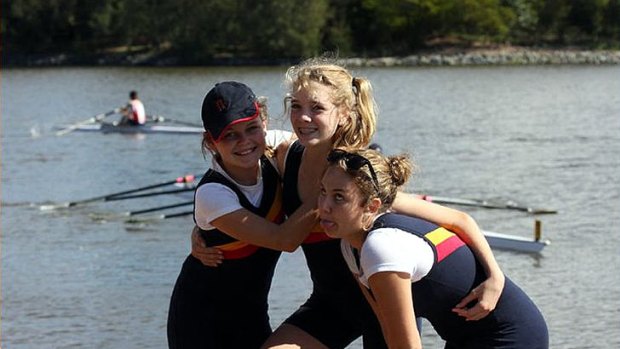 Paris Wilson was a keen rower at St Hilda’s School on the Gold Coast.