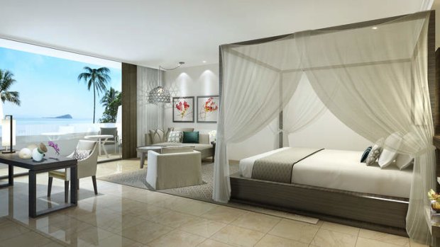 How the new Hayman Ocean View rooms will look.