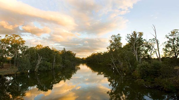 Smorgasbord ... the Goulburn River played host to paddle steamers in the 1880s.