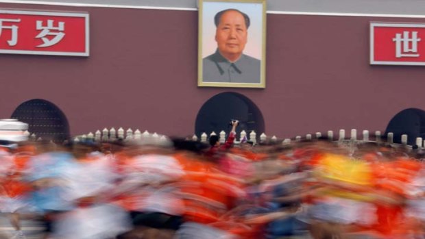 Going strong ... the popularity of Mao Zedong.