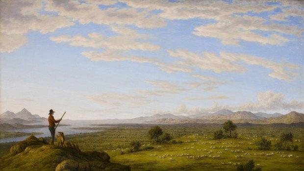 Landscapes by artists such as John Glover depict the ''park-like'' Australia described by early settlers.