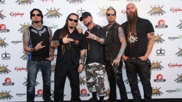 American metal band Five Finger Death Punch.