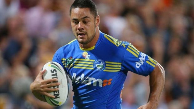 Recovered: Parramatta fullback Jarryd Hayne will be back for his club this weekend.