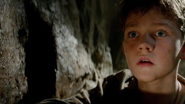 Australian Levi Miller plays Peter Pan in Joe Wright's movie 'Pan'.