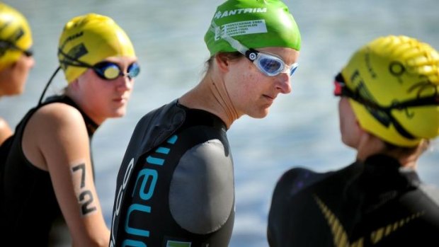 Sally Pilbeam says the swimming leg of triathlons came most naturally to her - even after the loss of her right arm.
