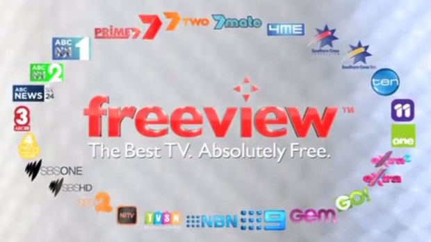 The latest Freeview ad campaign.