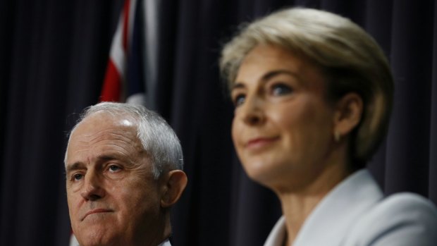 Prime Minister Malcolm Turnbull and Employment Minister Senator Michaelia Cash.