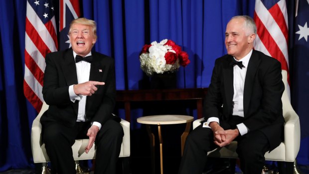 Donald Trump and Malcolm Turnbull are set to meet to discuss issues including North Korea.