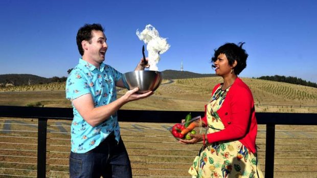 Andrew Hinge and Emelia Vimalasiri will host their own cooking demo here in Canberra in March.