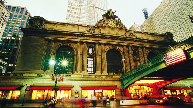 Grand Central in the evening. 
