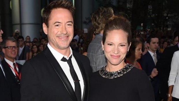 Blockbuster bucks: Robert Downey Jnr, pictured here with his wife/producer Susan Downey, is making a pretty penny.