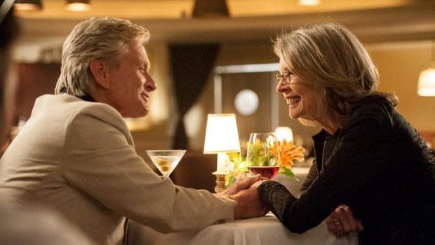 Love is in the air: Michael Douglas and Dianne Keaton in <i>And So It Goes</i>.