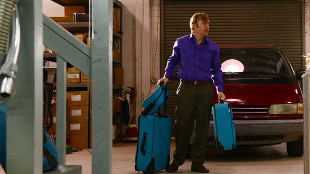 Saul Goodman finally calls in the 'cleaner' only to discover he's in a vacuum warehouse.