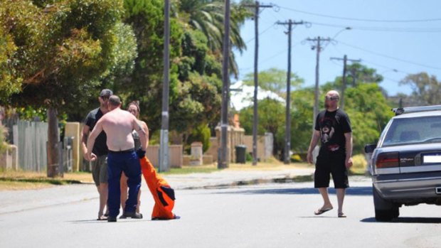 A brutal dog attack scene turns to chaos as nine-year-old victim fights for life.